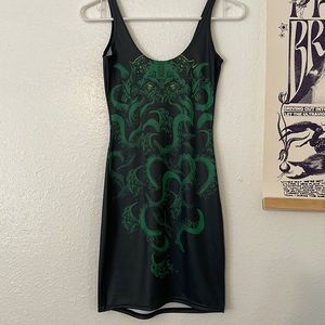 BlackMilk Cthulhu bodycon dress
